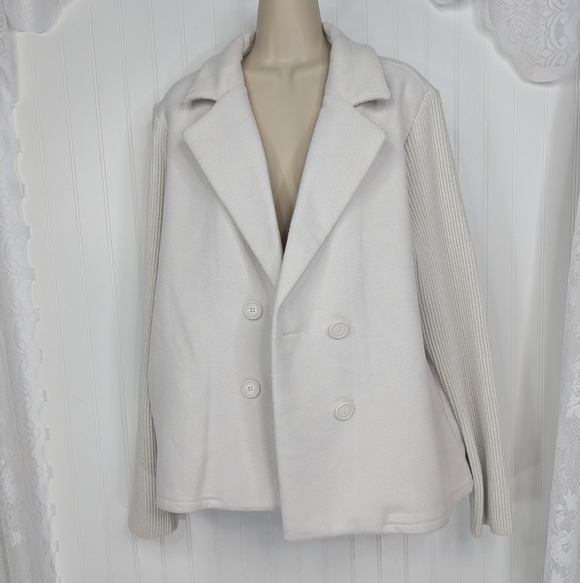 SPLENDID Singrid Double Breasted Wool Blend Jacket Sz XL NWT $198 - Picture 3 of 15